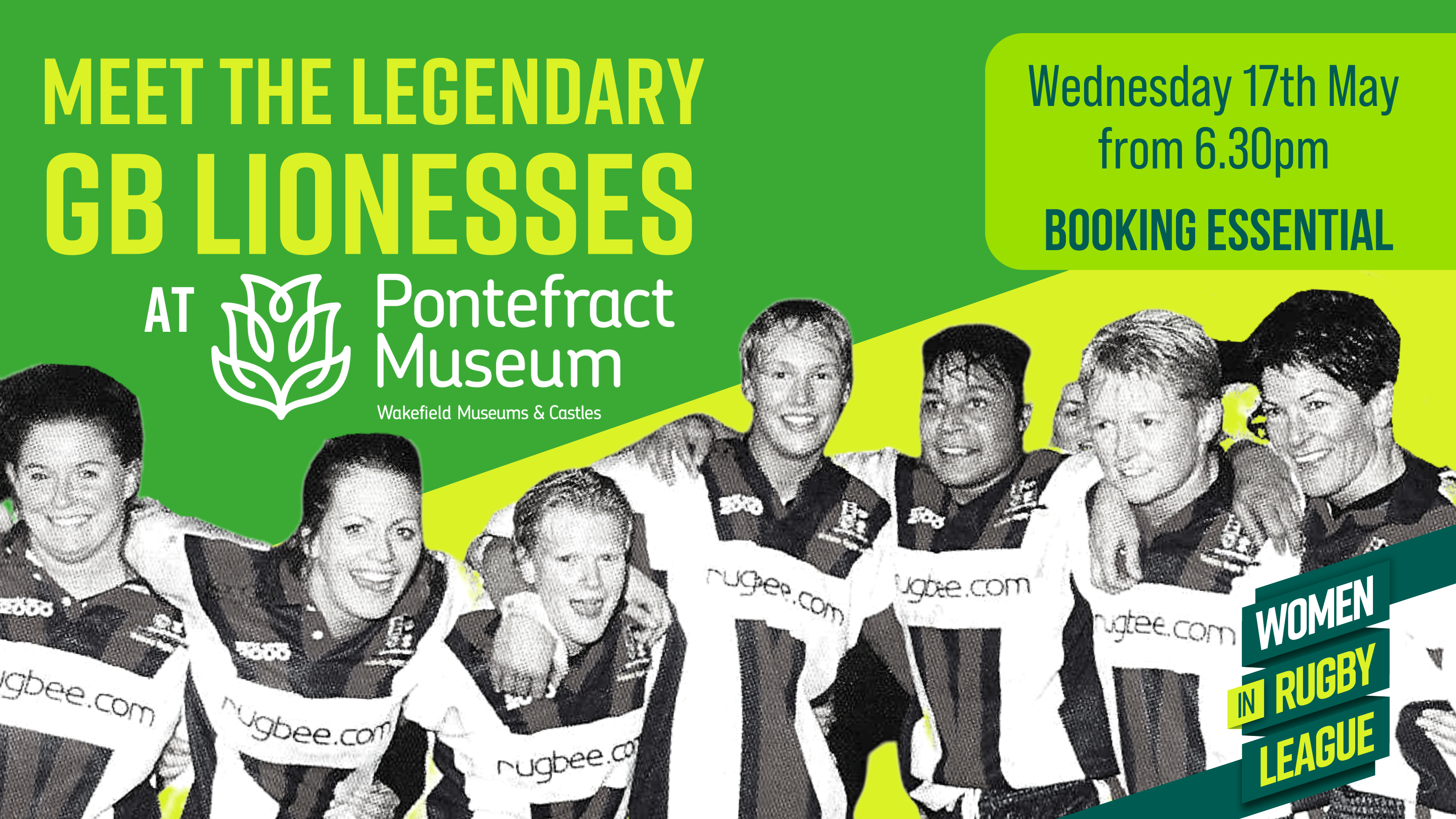 Meet the Legendary Rugby League Lionesses at Pontefract Museum